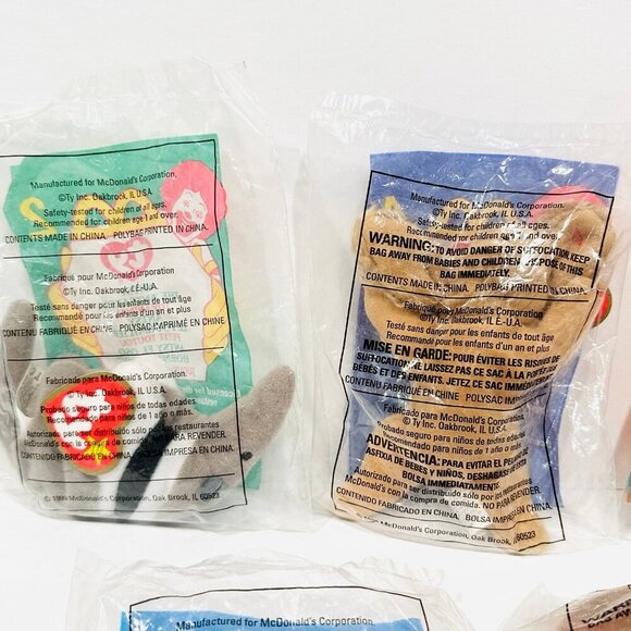 Vintage NIP McDonalds Ty Beanie Babies 1999 - Lot of 7 - Picture 6 of 8